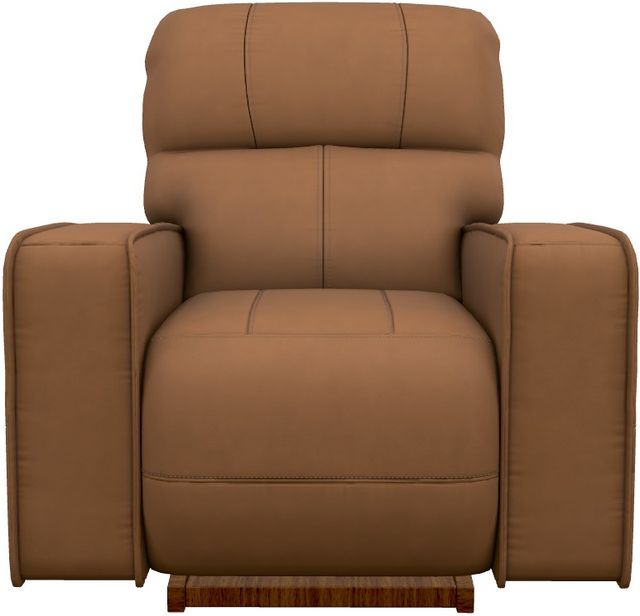 La-Z-Boy® Maddox Camel Leather Power Rocking Recliner with Headrest-1