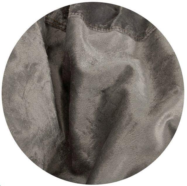 CordaRoy's® Gray Plush Fur Queen Bean Bag Cover -0