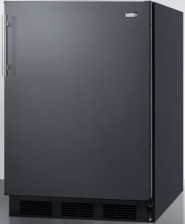 Summit® 24" 5.1 Cu. Ft. Black Compact Refrigerator-1