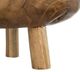 A & B Home 2-Piece Brown Teak Bowl Set-4