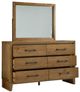 Signature Design by Ashley® Sherbana Light Brown Dresser and Mirror-1