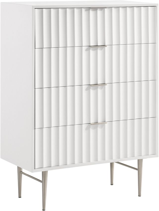 Meridian Furniture Modernist White Chest-0