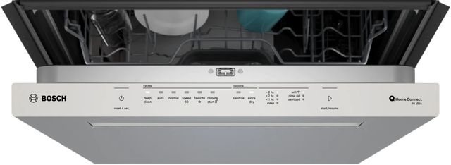 Bosch® 300 Series 24'' Stainless Steel Top Control Built-In Dishwasher-4