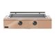 Caliber™ Rockwell Social 48" Champagne Built-In Liquid Propane Outdoor Griddle with Pewter Hardware-0