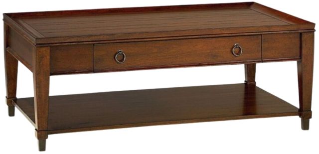 Hammary® Sunset Valley Mahogany Rectangular Cocktail Table-0
