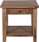 Porter International Designs Tahoe Harvest End Table with Drawer-1