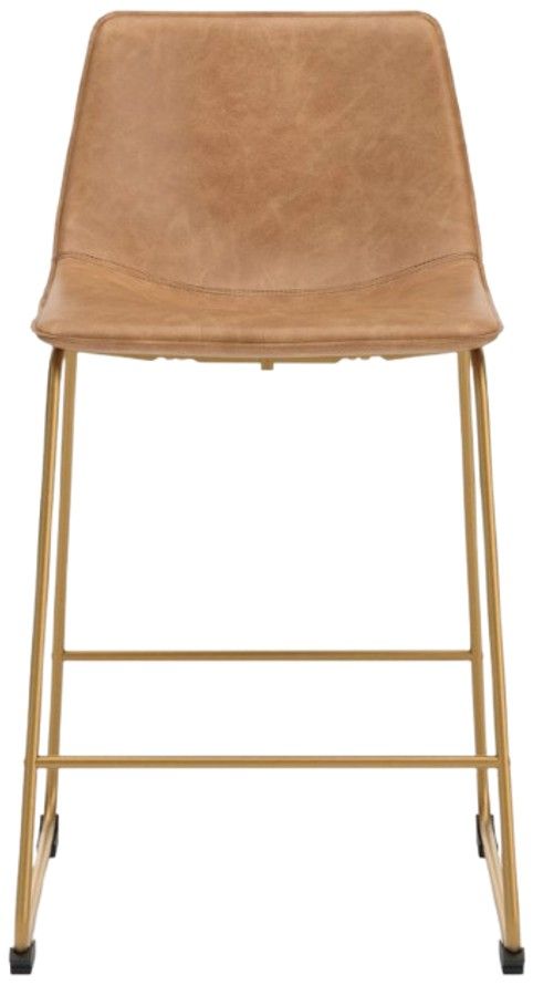 Signature Design by Ashley® Ciabori Gold/Toast Tall Upholstered Bar Stool-1