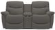 La-Z-Boy® James Charcoal Reclining Loveseat with Console-1