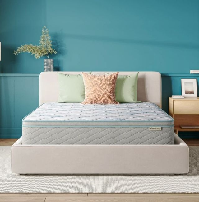 BeautySleep® Soothing Nights 12" Pocketed Coil Plush Pillow Top California King Mattress in a Box-0