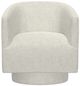 Emerald Home Brylee White Swivel Chair-3