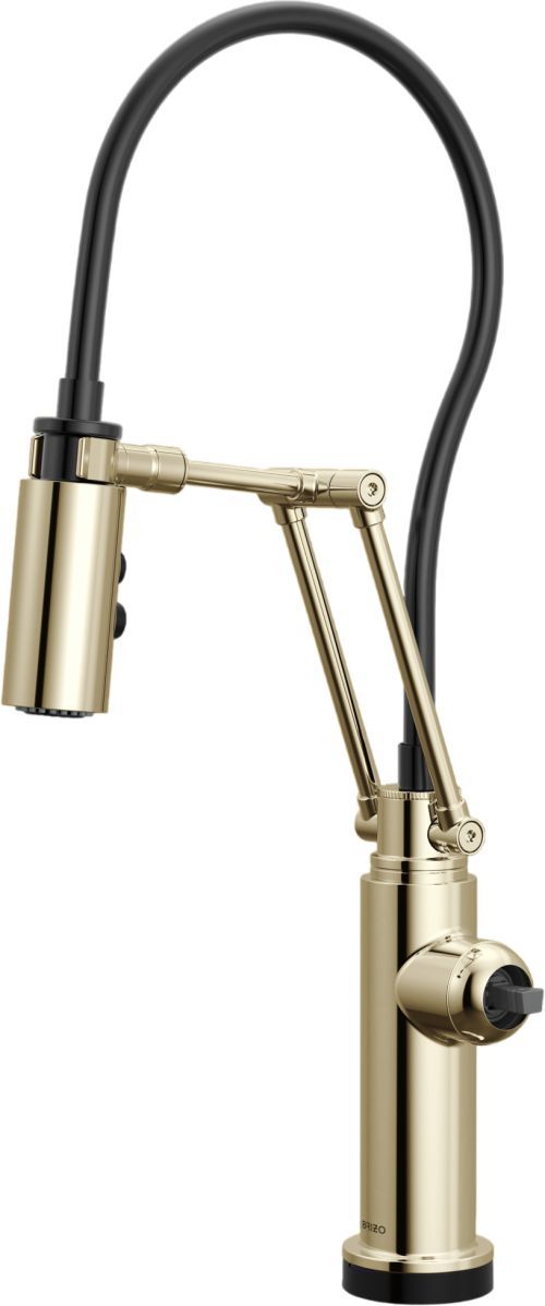 Brizo Odin® Brilliance® Polished Nickel SmartTouch® Articulating Kitchen Faucet-0