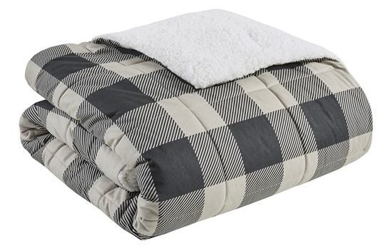 Olliix by Woolrich Linden Tan Oversized Softspun Down Alternative Throw-0