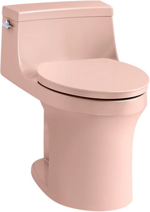 KOHLER® San Souci® 150th Peachblow 1-Piece Compact Elongated Toilet with Concealed Trapway, 1.28 Gpf-0