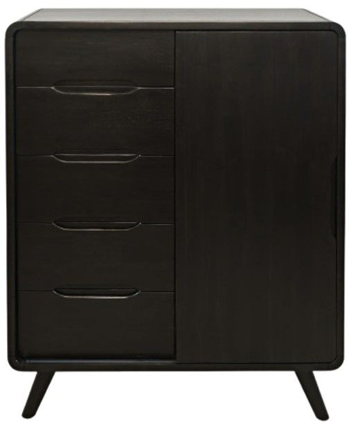Jofran Inc. Marlowe Black Chest-3