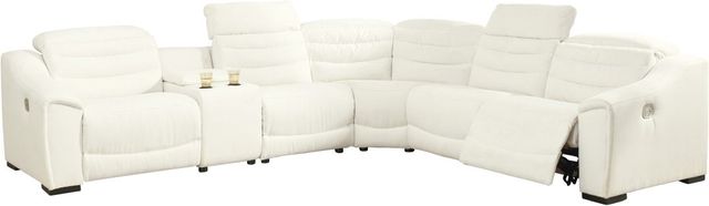 Signature Design by Ashley® Next-Gen Gaucho 7-Piece Chalk Power Reclining Sectional-0