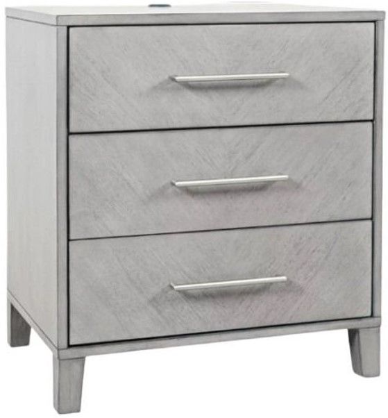 Jofran Inc. Eloquence Stone Nightstand-0