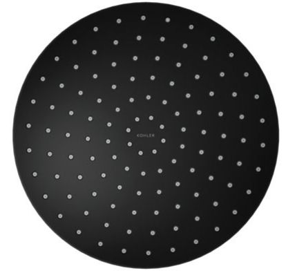 KOHLER® Awaken® Matte Black 2.5 GPM 10" Single-Function Rainhead-3
