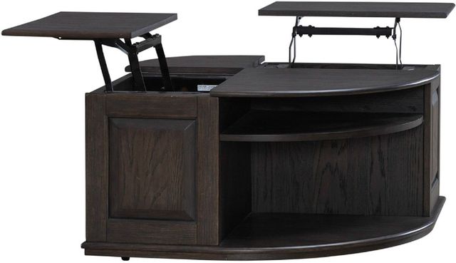 Liberty Furniture Wallace 3-Piece Aged Oak Occasional Table Set-3