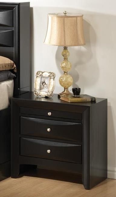 Coaster® Briana 4-Piece Black Queen Bedroom Set-2