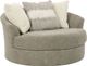 Signature Design by Ashley® Creswell Stone Oversized Swivel Accent Chair-0