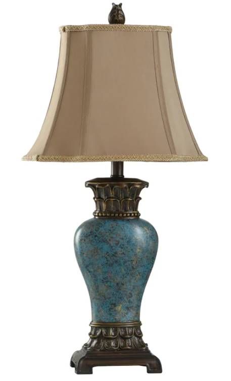 Stylecraft Blue/Bronze/Dark Brown Table Lamp-0