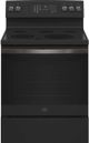 GE® 30" Fingerprint Resistant Black Slate Free Standing Electric Range-0