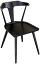 Forty West Dermott 2-Piece Black Dining Chair Set-0