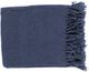 Surya Tressa Navy 50"x60" Throw Blanket-0
