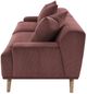 Coaster® Elizabeth Corduroy Wine Red Upholstered Extra Long Sofa-2