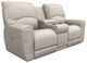 La-Z-Boy® Cassian Oyster Power Reclining Loveseat with Console and Headrest-0