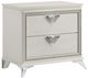Homelegance® Audra Gold/White Nightstand-0