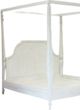 Furniture Classics Brooks White King Poster Bed-1