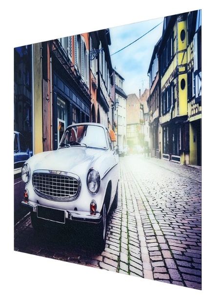 YHD Retro Parking Wall Art-1