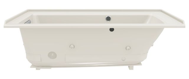 KOHLER® Archer® White 60" x 30" Alcove Heated BubbleMassage™ Air Bath and Whirlpool-1