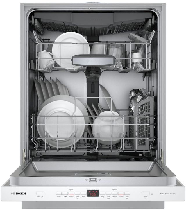Bosch® 500 Series 24" White Top Control Built In Dishwasher-1