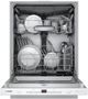 Bosch® 500 Series 24" White Top Control Built In Dishwasher-1