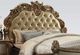 ACME Furniture Vendome Brass/Gold Patina Queen Upholstered Panel Bed-2