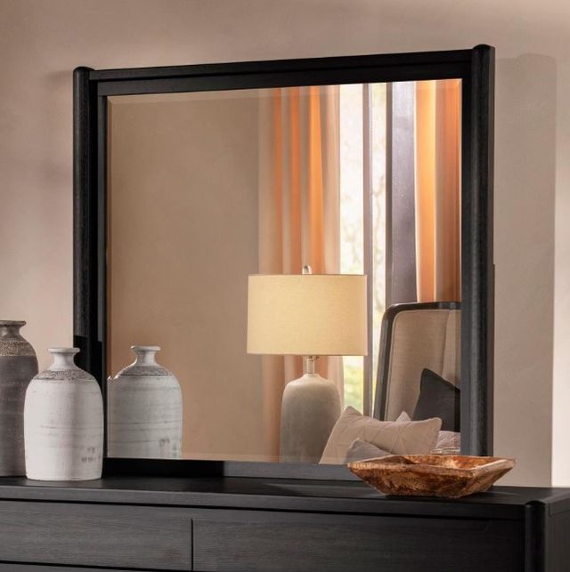 Coaster® Leandro Burnished Black Dresser Mirror-4