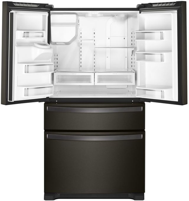 Whirlpool® 36 in. 24.5 Cu. Ft. Fingerprint Resistant Black Stainless French Door Refrigerator-2