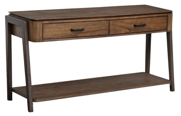 Magnussen Home® Hallie Dark Chocolate/Milk Chocolate Rectangular Sofa Table-0