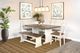 Sunny Designs™ Pasadena Buckskin/Marble White Ladderback Chair-1