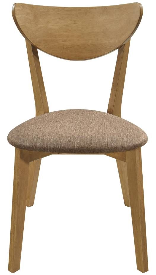 Coaster® Elowen 2-Piece Light Walnut/Brown Dining Side Chair Set-1