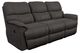 La-Z-Boy® Trouper Walnut Leather Manual Reclining Sofa-0