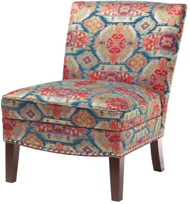Olliix by Madison Park Red Hayden Slipper Accent Chair-0