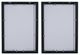 A & B Home 2-Piece Blue/Green Serene Printed Acrylic Wall Art Set-3