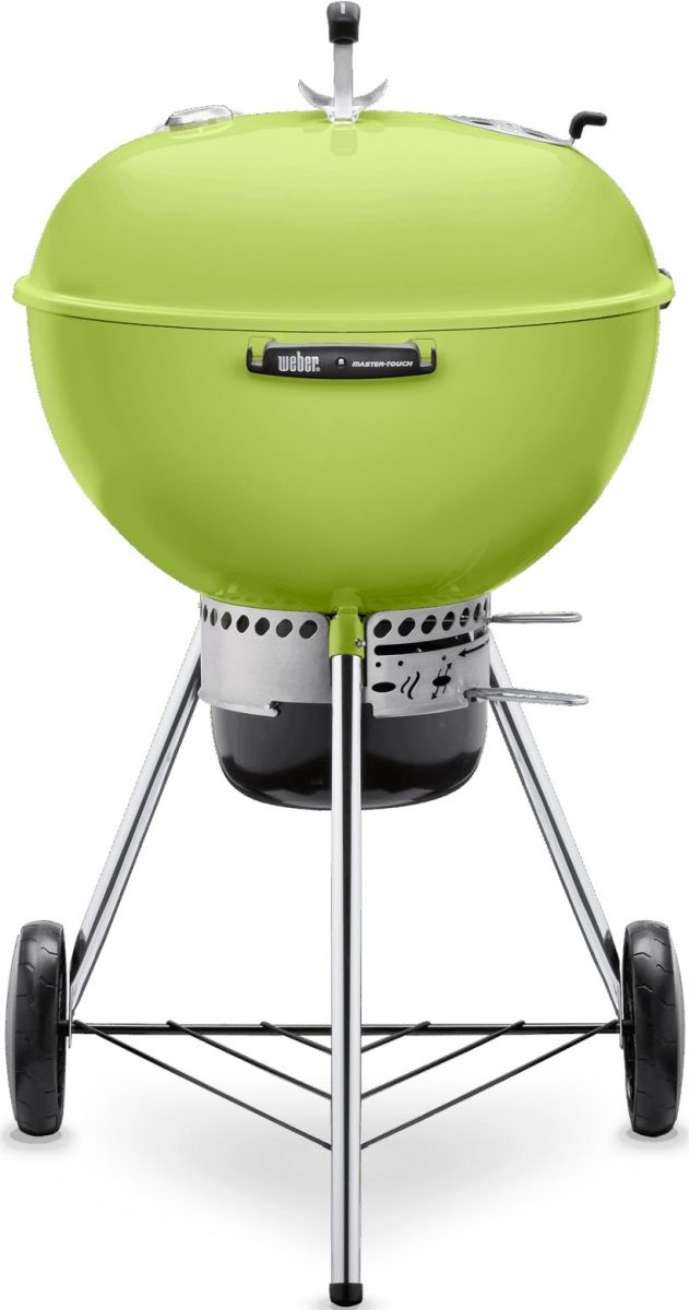 Weber® Master-Touch® 24" Spring Green Portable Charcoal Grill-0