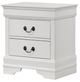 Coaster® Louis Philippe White Nightstand-2