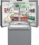 Beko 36 in. 20.5 Cu. Ft. Fingerprint-Free Stainless Steel Counter Depth French Door Refrigerator-1
