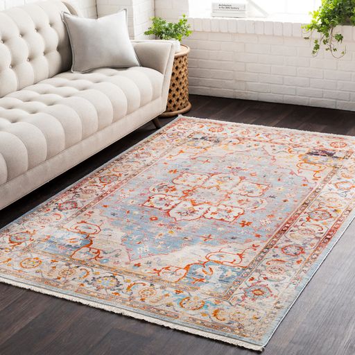 Surya Ephesians Rose 2'x3' Throw Rug-3