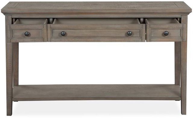 Magnussen Home® Paxton Place Dovetail Gray Rectangular Sofa Table-2